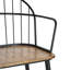 Chaise de salle à manger d'intérieur avec pieds en métal (ensemble de 2), bouleau clair