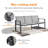 4-piece Outdoor Patio Conversation Set With Aluminum Frame, PVC-coated polyester Seating, And Spc Wood-look Coffee Table