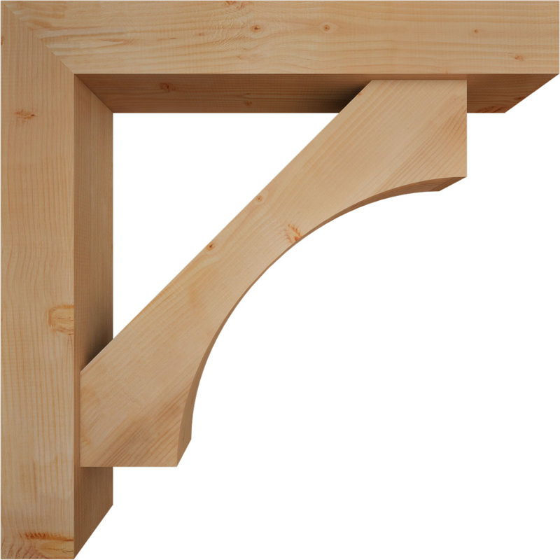 Support Westlake Block avec support décalé, 42 x 42, Sapin Douglas de l 7 1/2 (lisse)