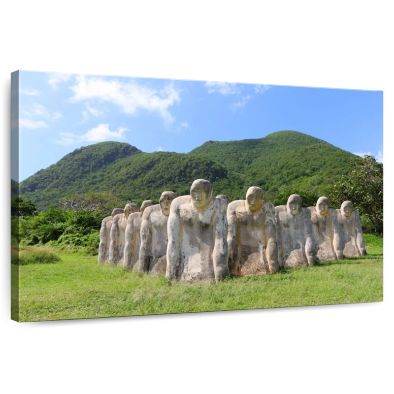 Anse Cafard Slave Memorial, 16" H x 24" W