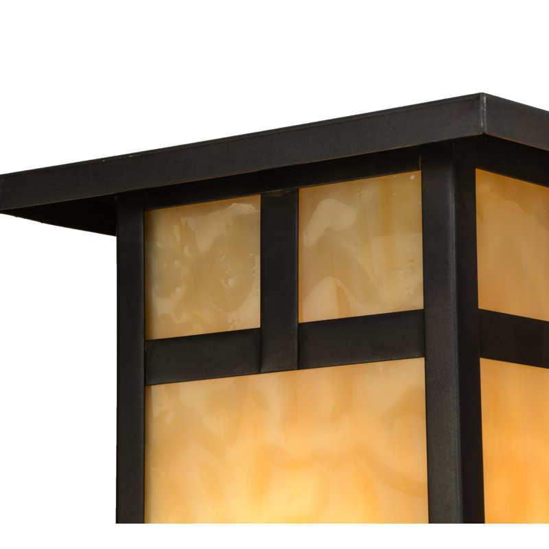 Hyde Park "T" Mission 1 - Light Outdoor Wall Lantern, 6.5" H x 6.5" W x 4.5" D