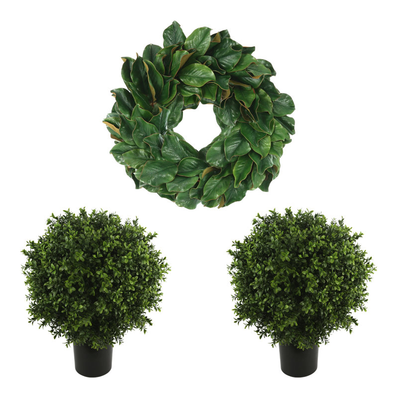 Couronne de 24 po Magnolia Holiday