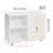 3 Drawer Wooden File Cabinet Mobile Filing Cabinet With Light Strip White