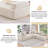 Modular L Shaped Sectional Sofa,Convertible Compressed Couch