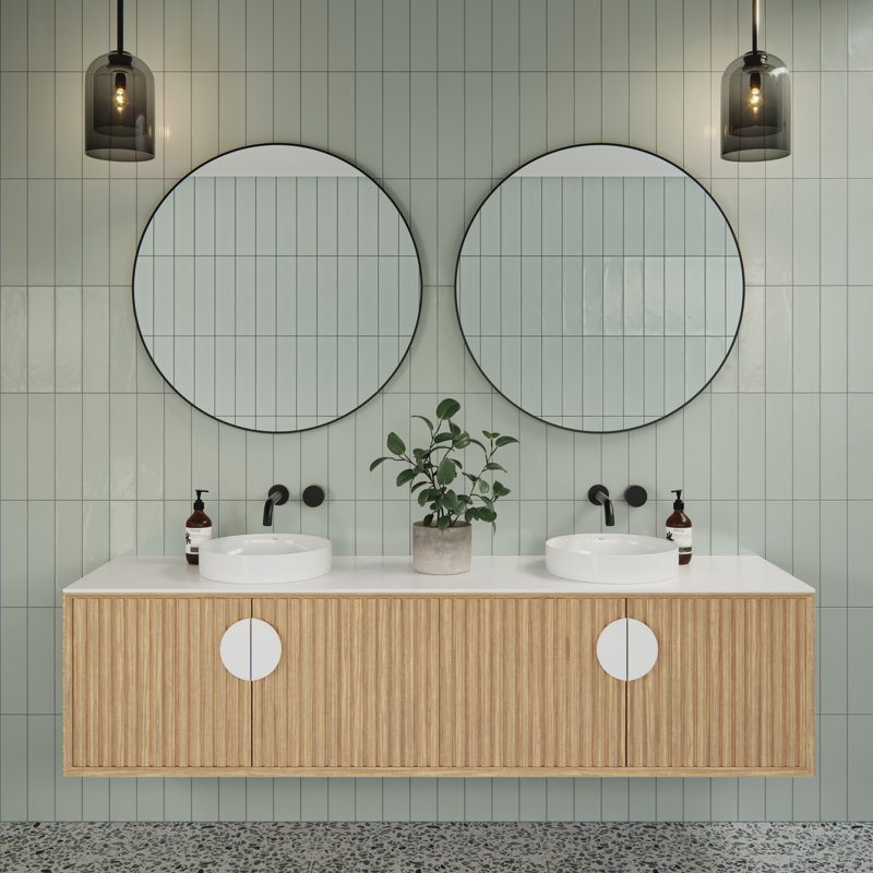 Modern & Contemporary Bathroom/Vanity Mirror, 32" x 32", Black