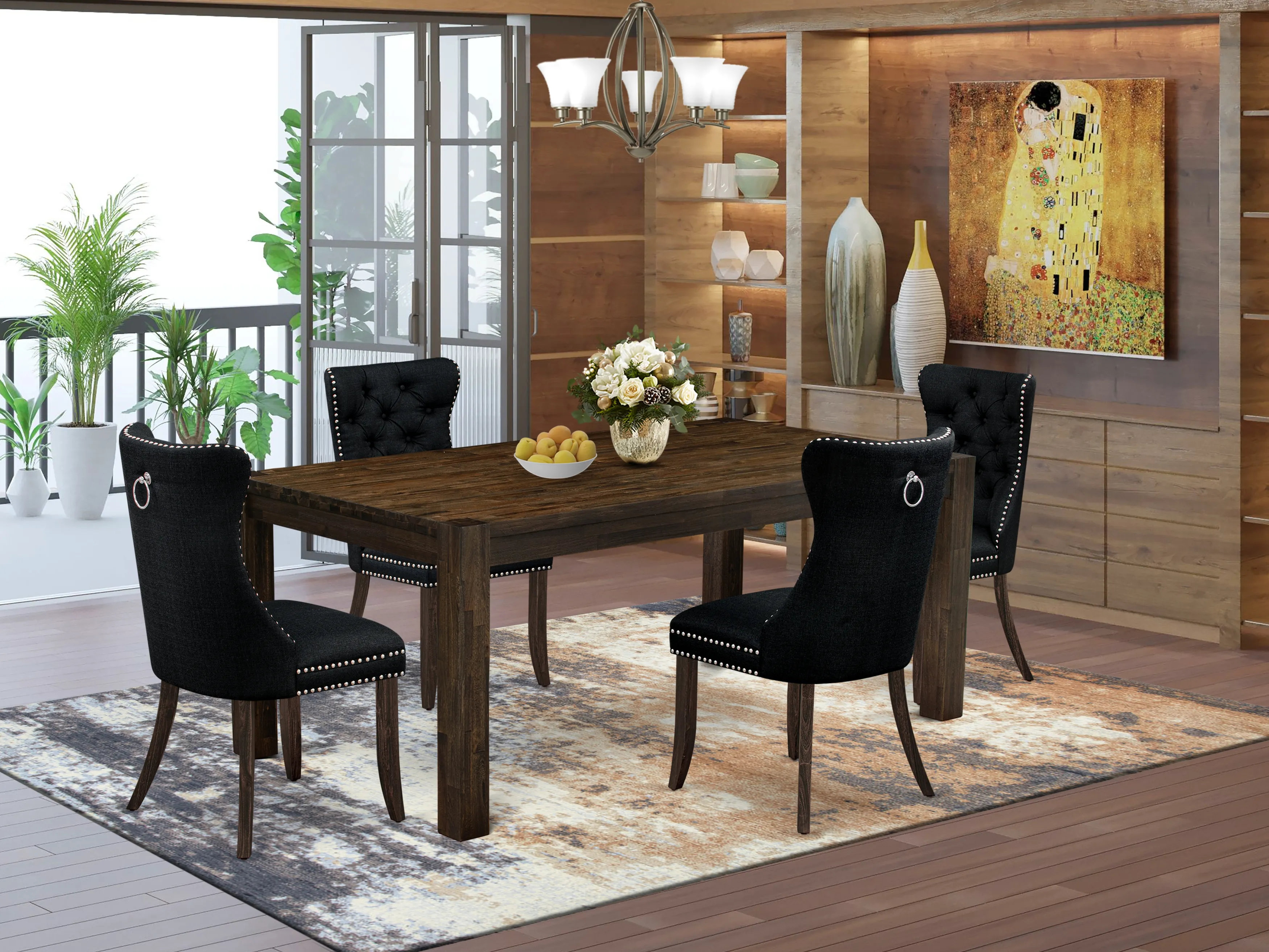 Red Barrel Studio Rectangular 72'' L x 40'' W Dining Set - Wayfair Canada