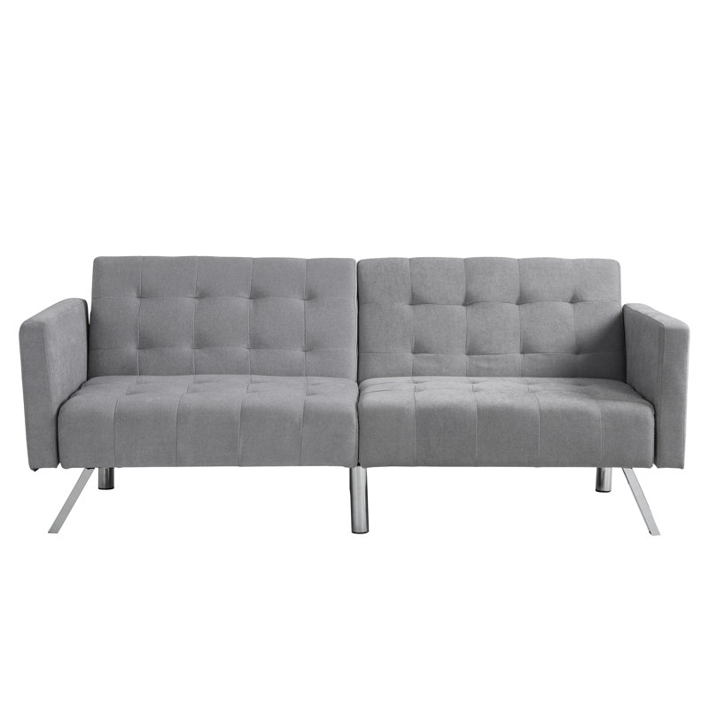 Sofa Bed Convertible Folding Lounge Couch Loveseat Sleeper Sofa Armrests Living Room Bedroom Apartment Reading Room