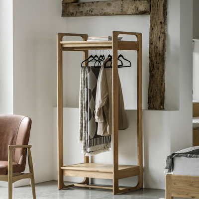 Shanda Oak 80% / Oak Veneered MDF 20% Wardrobe
