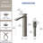 Single Hole Bathroom Faucet, Single Handle Bathroom Sink Faucet with Drain Assembly-124514016