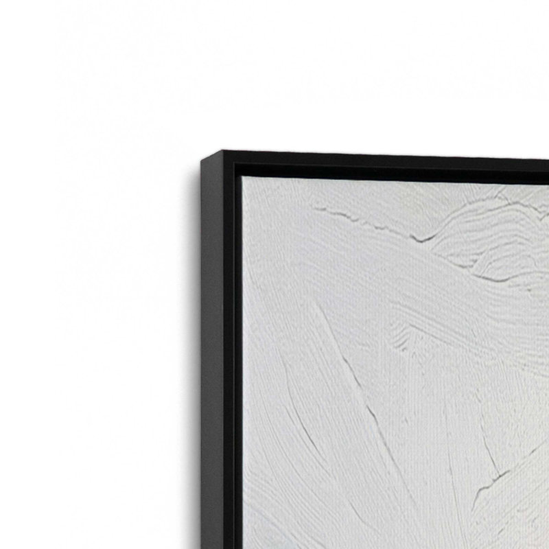 «Quiet Home Escape II», reproduction sur toile, H 12,75 po x l 12,75 po x P 1,75 po, Cadre flottant noir satiné, 1