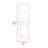 St. Clair Linen Cabinet, Two Interior  Shelves, Two Open Shelves, Single Door-1625522506