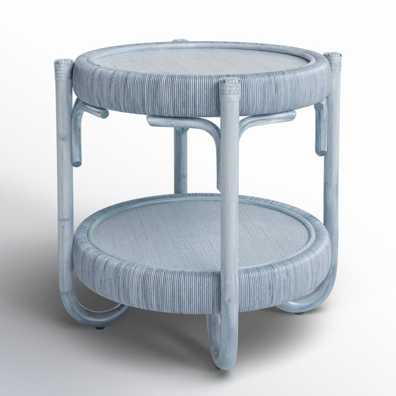 Hathaway End Table, Sea Glass