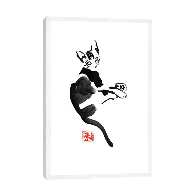 Couché by Péchane - Print on Canvas, White Framed, 66.04 cm H x 45.72 cm W