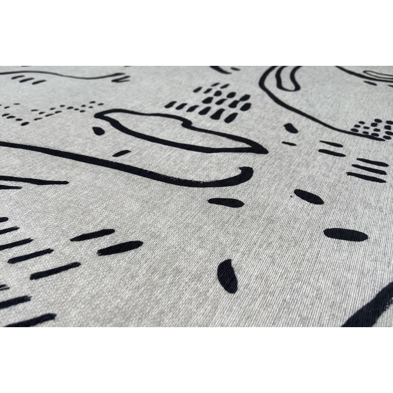Valto Washable Abstract Indoor Rug, Rectangle 5' x 8'