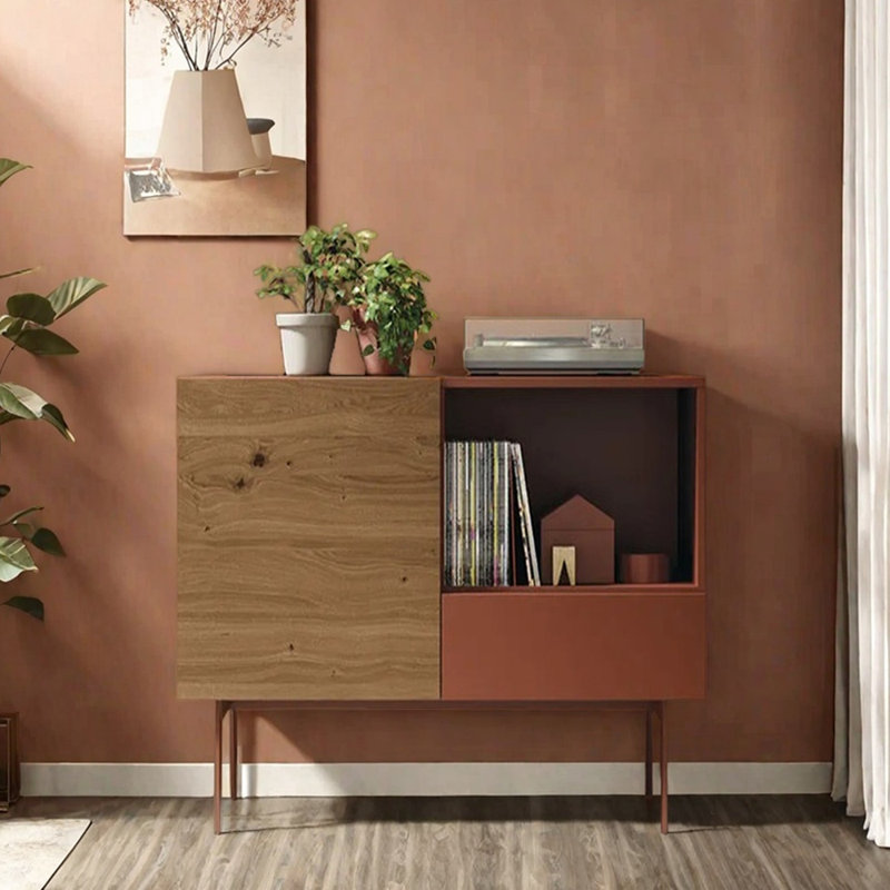 Commode d'entrée scandinave Creative, H 33,5 po x l 31,5 po x P 15,7 po