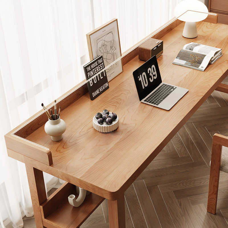 Bureau rectangulaire en bois de noyer , 62.99"W*23.62"D*29.53"H