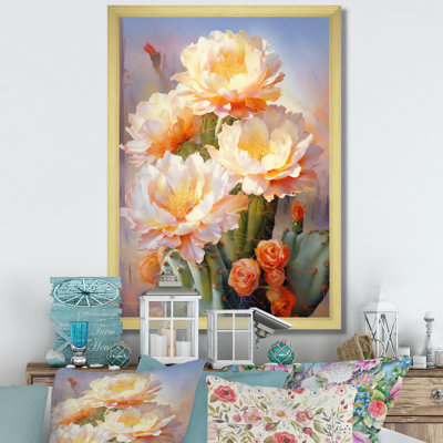 Yuna, rose, vert, cactus, impression romantique IV