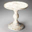 Grandma'S Attic Solid Wood Pedestal Side Table