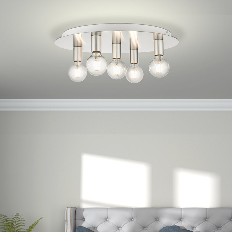 Aliyas Flush Mount, Brushed Nickel