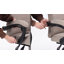 Chaise de travail à haut dossier
