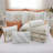 Elegant 9 Piece Bedding Set In Cotton Percale For Farmhouse Bedrooms
