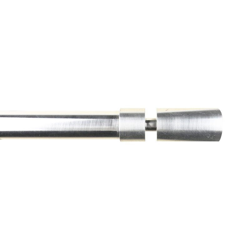 Tringle à rideaux simple Airius, De 28 po à 48 po de largeur, Acier brossé