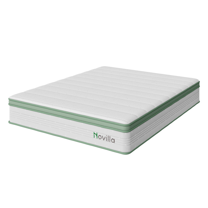 Novilla 6" Medium Cooling Gel Memory Foam Hybrid Mattress, CertiPUR-US, OEKO-TEX Certified, Twin, 6"