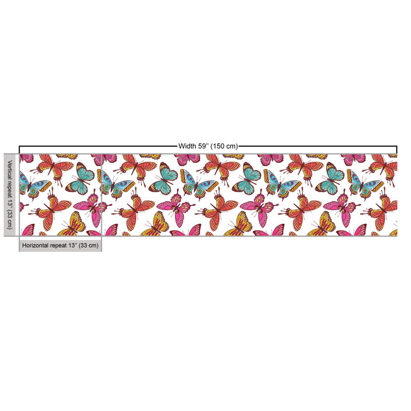 Chizuru Butterflies Feminine Flying Multi-Purpose Fabric