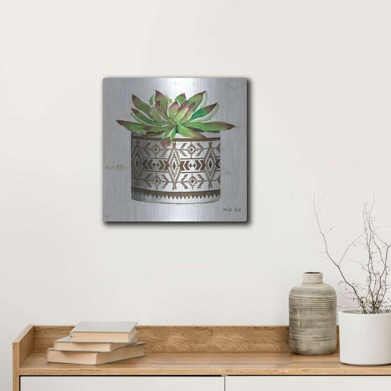 "Vase en tissu VI" par Cindy Jacobs, H 12 po x l 12 po