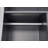 Gray Metal Large-Capacity Wardrobe With Hanging Rod And Compartments-625112810