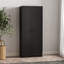 Hopkins Modern Storage Cabinet with 4 Adjustable Shelves in Black-259970695