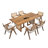 Mid-Century Modern Oversize Waves Dining Table-2018677553