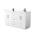 Elan TK 60" Freestanding Double Bathroom Vanity with Quartz Top-1682018951-1682018948-1682018937