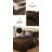 Brown Comforter Set Queen Patchwork Striped Bed in a Bag-137105505