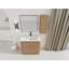Meuble-lavabo autoportant de 36 po avec lavabo en céramique et 2 portes à fermeture douce-1997180018