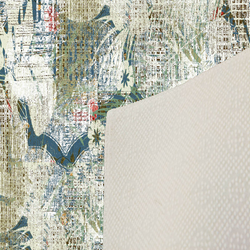 Premium Hall Carpet, 3.3 x 6.6 Feet, 100% Polyester, 0.3 in Pile Height | Antibacterial, Non-Slip Underside, Machine Washable | Elegant 3D Digital Print Design, Perfect for Entryways & Living Rooms