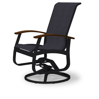Chaise de patio pivotante Askar