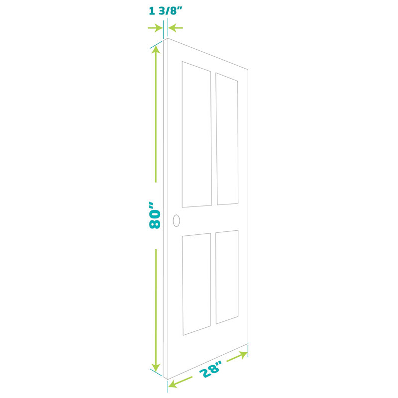 Sommier arqué blanc à 2 panneaux surélevés, 28 po x 80 po