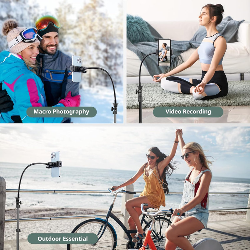 Extendable Cell Phone Tripod Stand With Wireless Remote