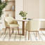 Chaise rembourrée moderne avec pieds en bois-1630216473