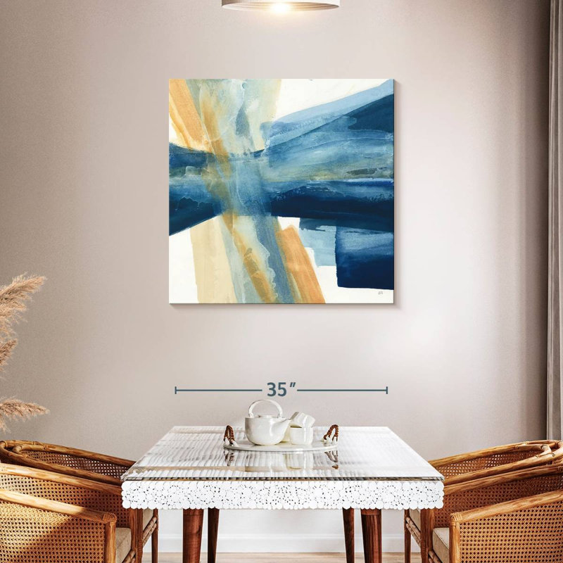 Indigo II, 36" H x 36" W