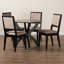 Ensemble repas pour quatre personnes