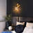 Kaleyll Crystal and Iron LED Armed Sconce