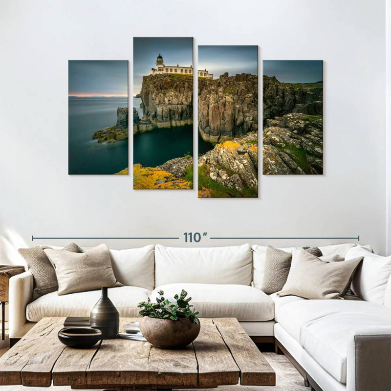 Aletra Dusky Neist Point Lighthouse, 54" H x 84" W