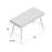 Andersen 50'' W Solid and Manufactured Wood Trestle Writing Desk with 3 Drawers-73155117