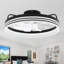 Ventilateur de plafond encastré à DEL 20 po avec ensemble d'éclairage Hansbrough inclus