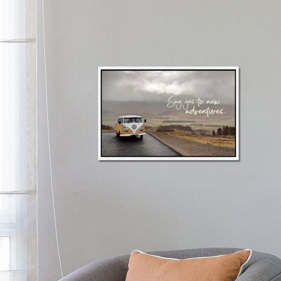Say Yes To New Adventure by Susan Ball - Print on Canvas