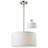 Kasey 3 - Light Nickel Unique/Statement Pendant-2000582741-2000582750