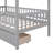 Portageville Kids Twin with Drawers-2092660025