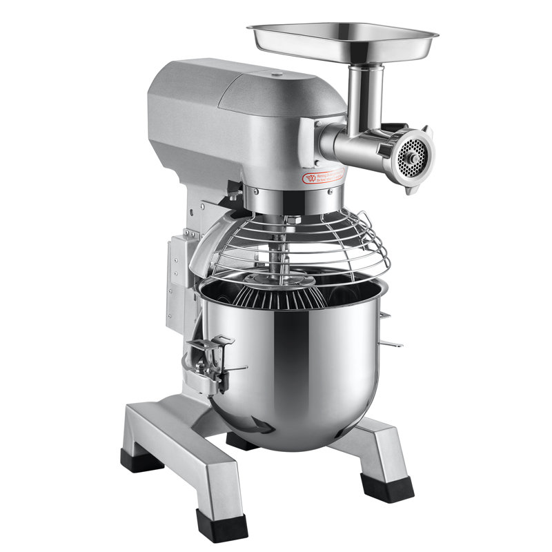 Batteur sur socle commercial, bol en acier inoxydable de 20 pte